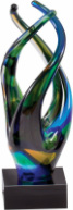 CLSC43 Twistad Art Glass Sculpture Award
