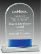 Blue Arch Crystal Award CRY540