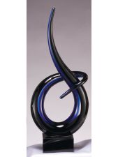 CLSC21 Dark Note Art Glass Sculpture Award