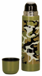 LTH006 Camouflage Stainless Steel Insulates Bottle Custom Lasered