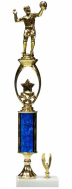 Single Column Blue Trophy