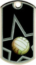 DT111 Volleyball Sports Dog Tag